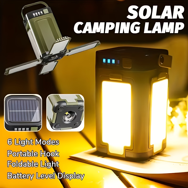 Outdoor Camping Tent - Solar Outdoor Portable Camping Light Solar
