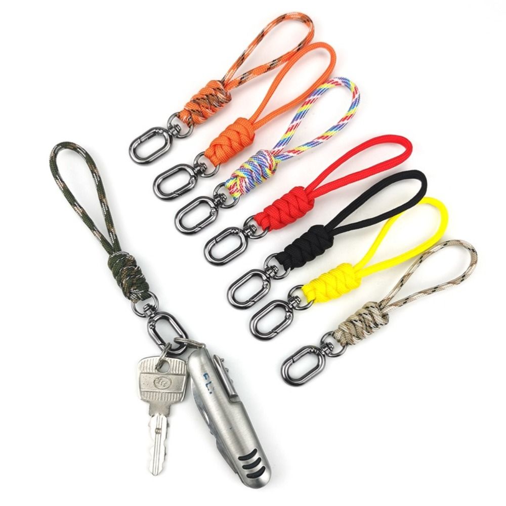 Bivvy Bag Emergency - Paracord Keychain Lanyard Oval Buckle High