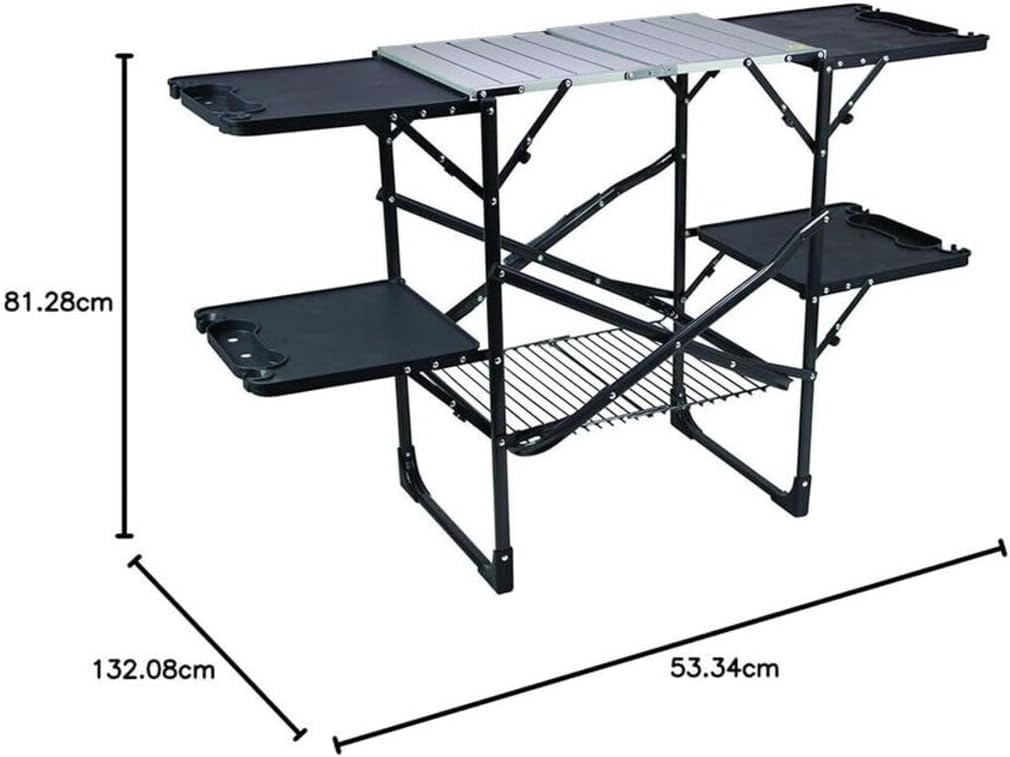 Slim Fold Portable Camping Kit - Outdoor Camping Table With Storage recension och pris