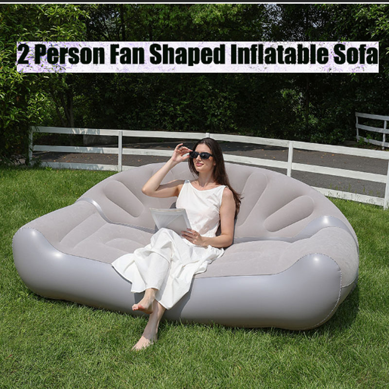 Fan Shaped Inflatable Sofa 2 P - Outdoor Camping Couch recension och pris