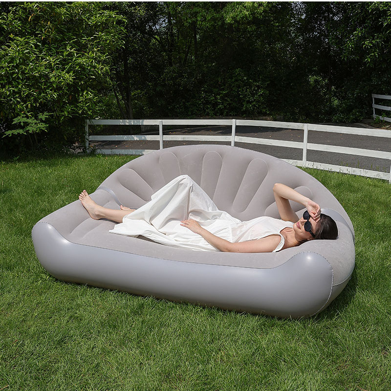 Fan Shaped Inflatable Sofa 2 P - Outdoor Camping Couch recension och pris