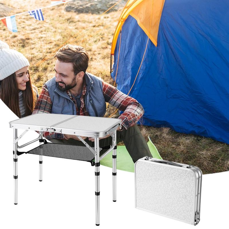 Camping Table Foldable Outdoor - Outdoor Camping Table With Storage recension och pris