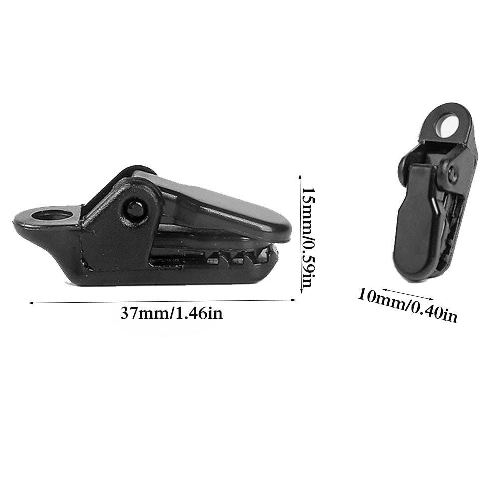 10Pcs Awning Clamp Tarp Clips  - Outdoor Camping Tarp recension och pris