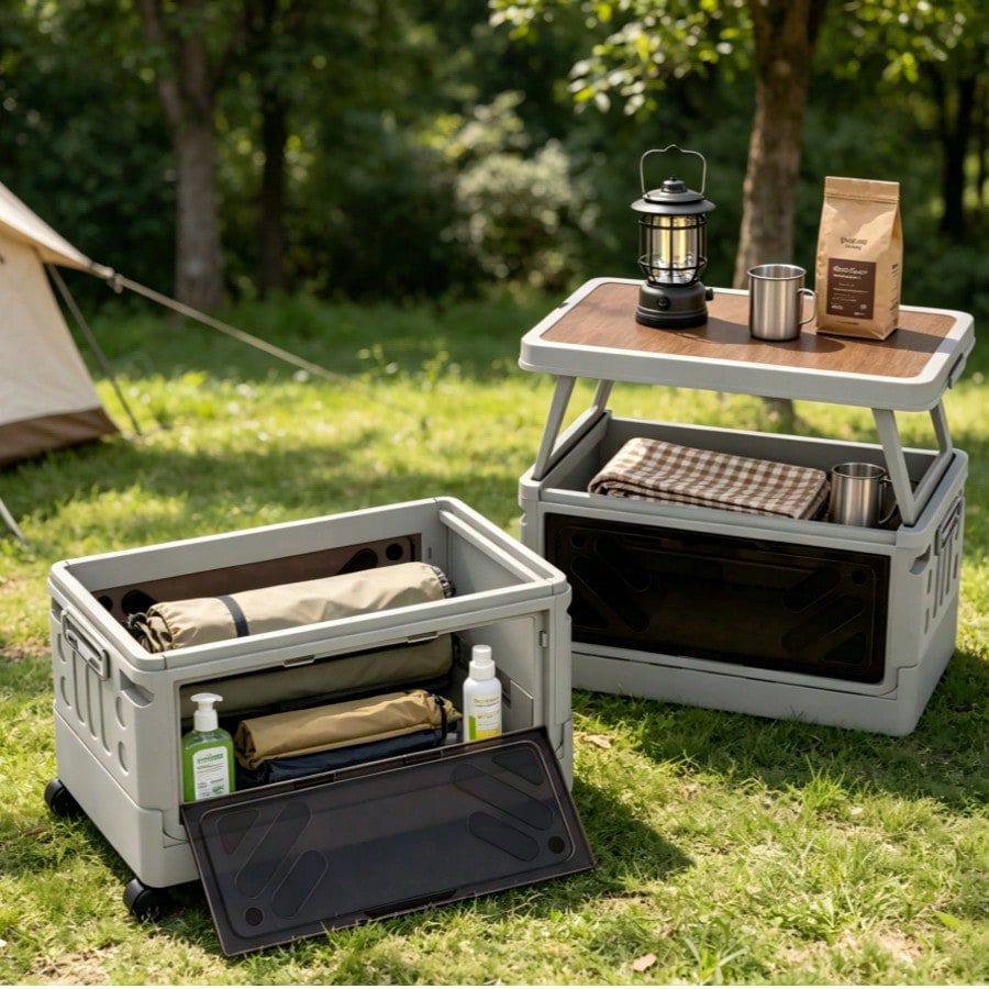 Multi-Functional Outdoor Campi - Outdoor Camping Table With Storage recension och pris