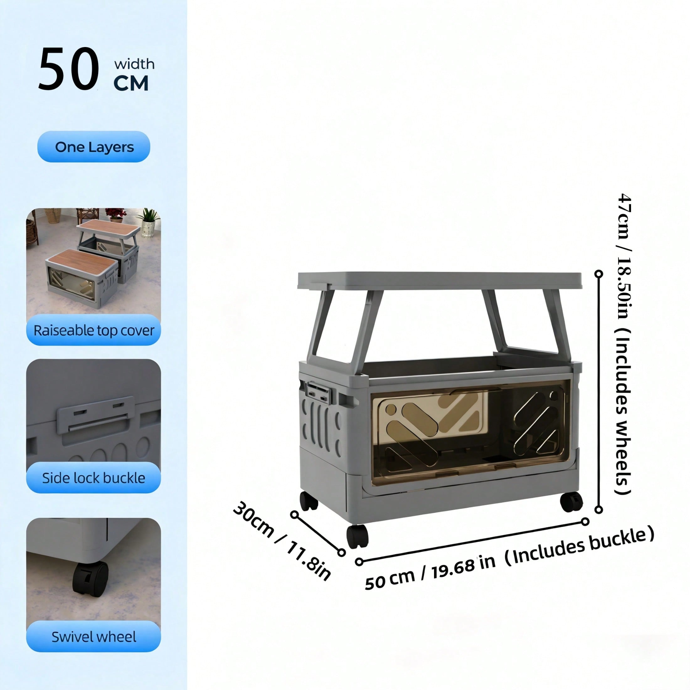 Multi-Functional Outdoor Campi - Outdoor Camping Table With Storage recension och pris