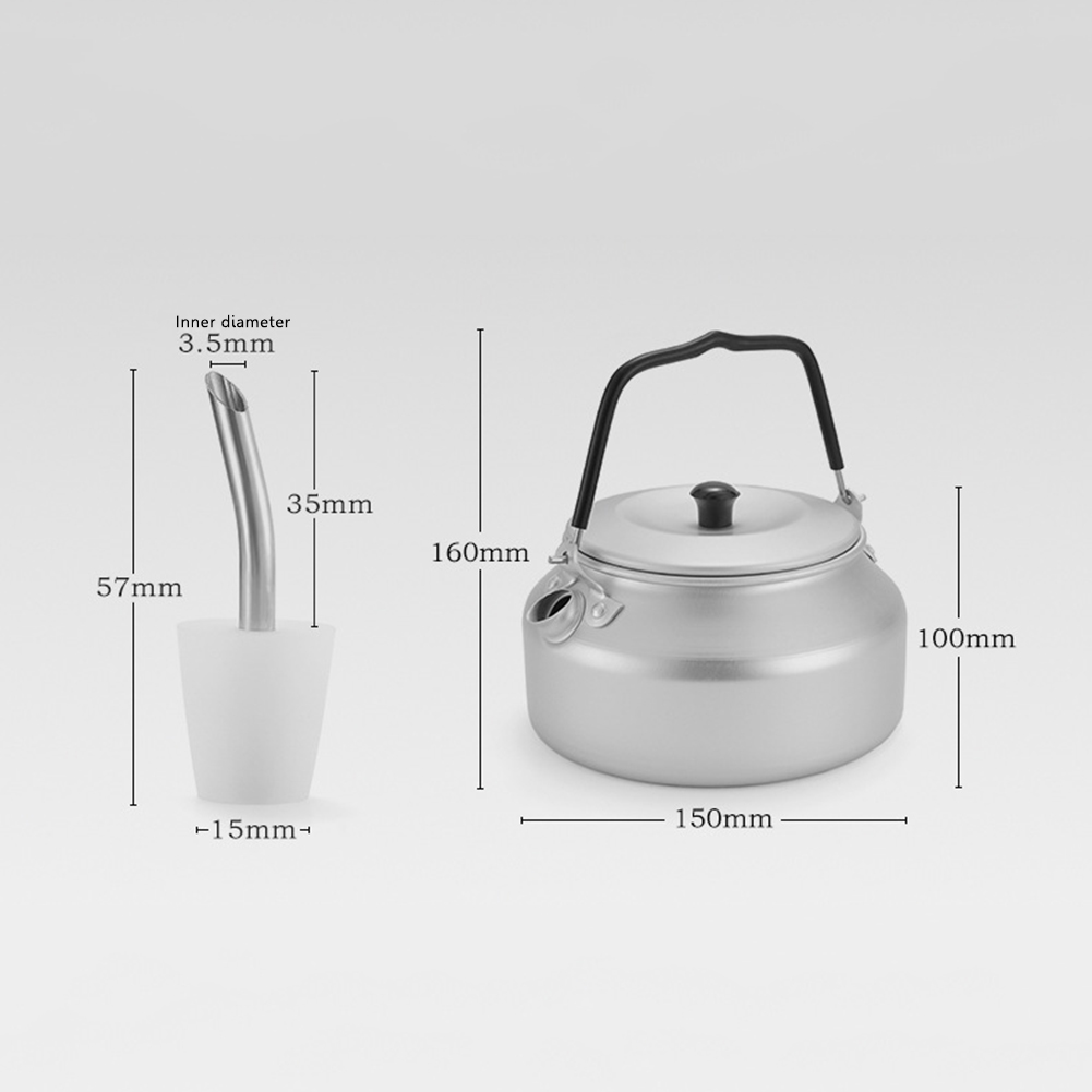 800ml Outdoor Portable Teapot  - Outdoor Camping Kettle recension och pris