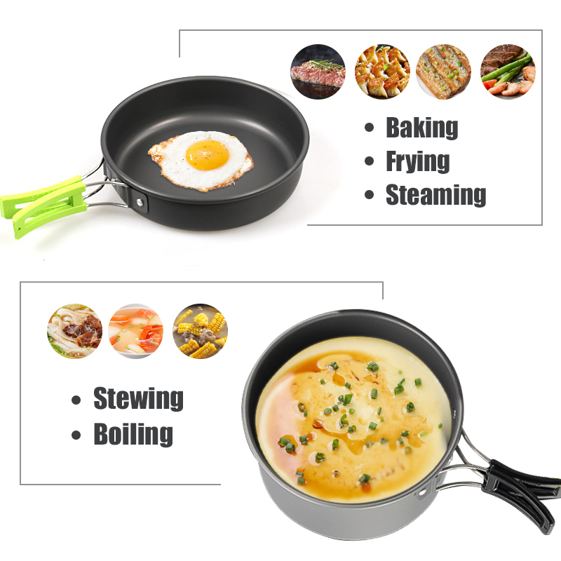 WESTTUNE Camping Cookware Kit  - Outdoor Camping Kettle recension och pris