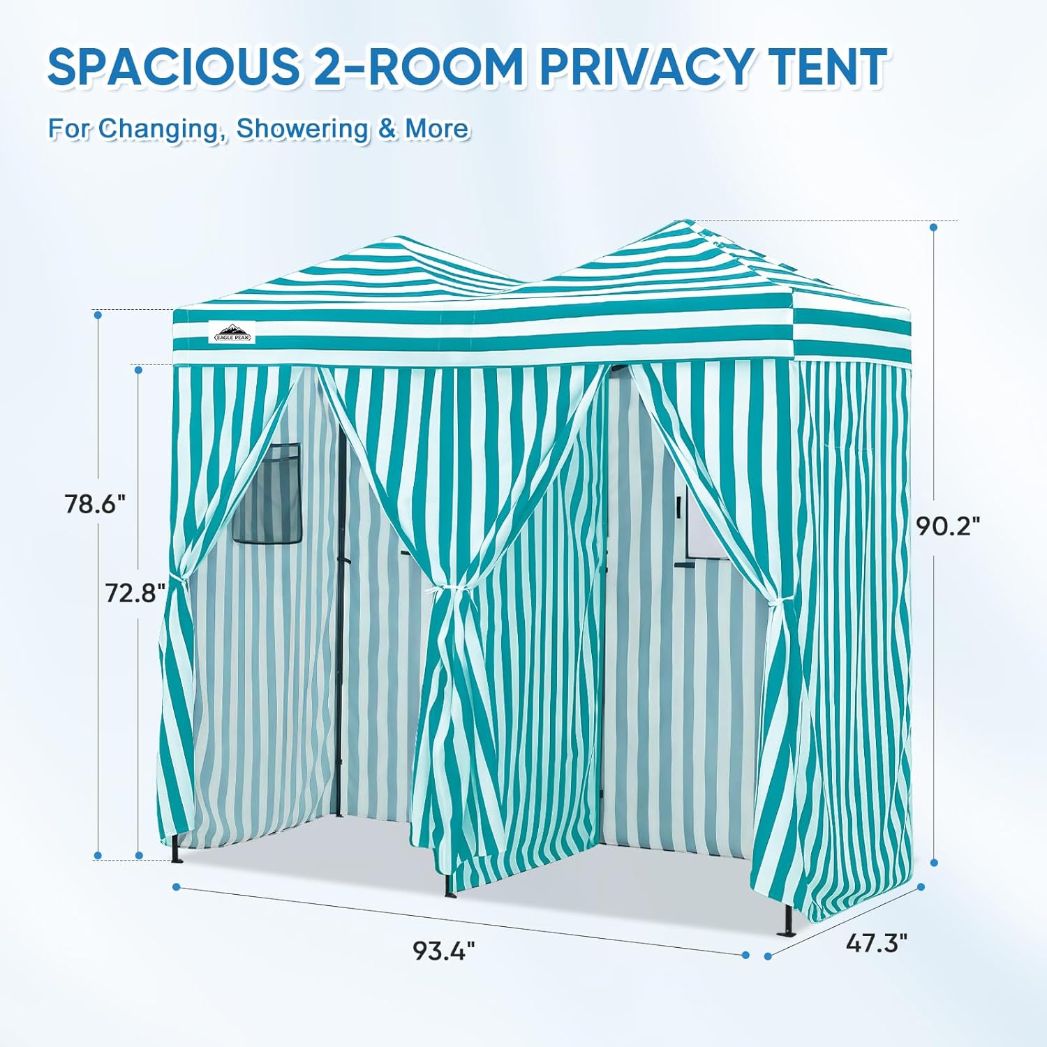 Outdoor Portable 2-Room Pop Ch - Outdoor Camping Tent recension och pris