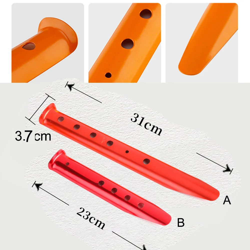 6PCS Beach U-Shape Tent Stakes - Outdoor Camping Tarp recension och pris