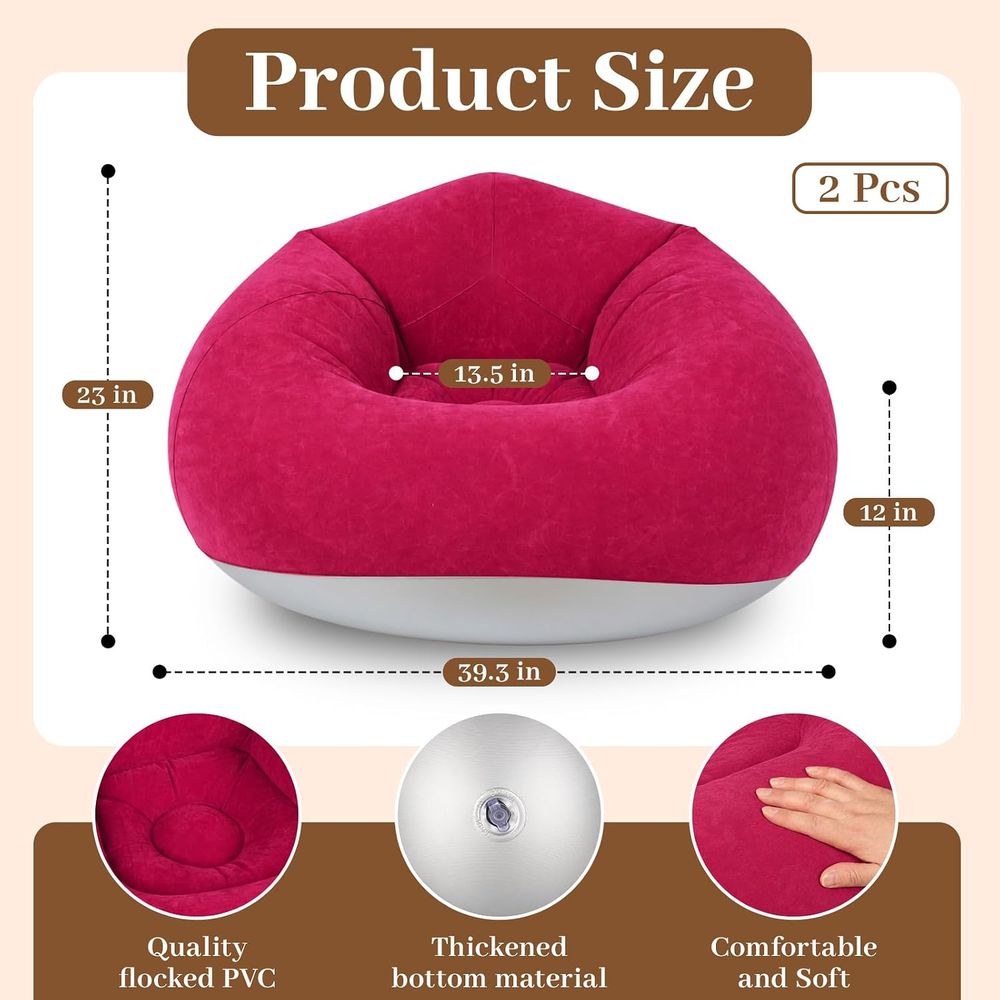 Bean Bag Chairs for Adults wit - Outdoor Camping Couch recension och pris