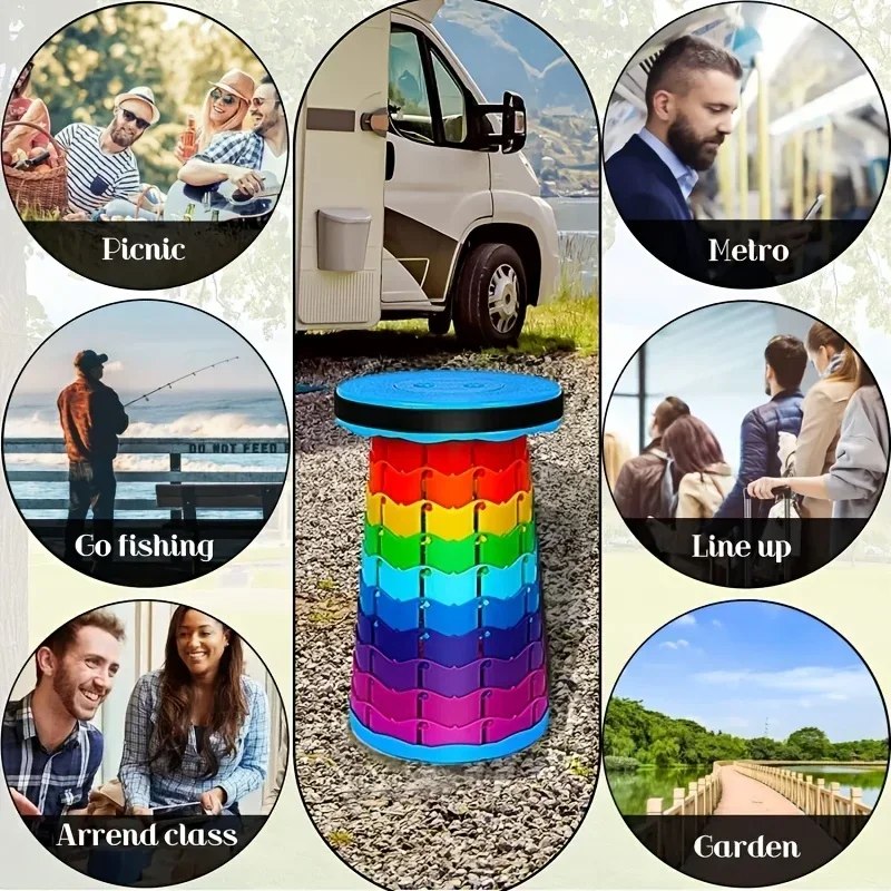 Rainbow Telescopic Camping Sto - Folding Chair recension och pris