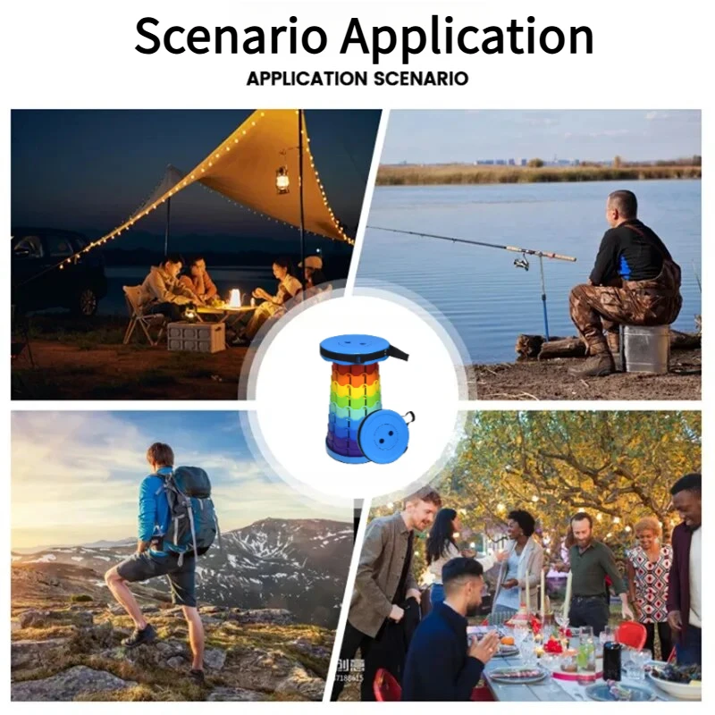 Rainbow Telescopic Camping Sto - Folding Chair recension och pris