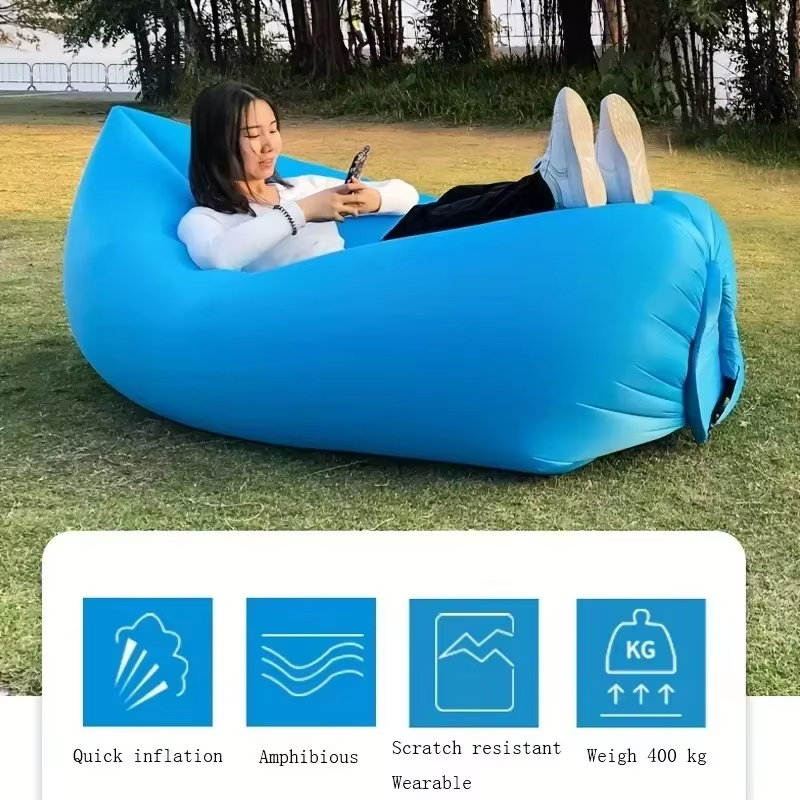 Portable Folding Camping Infla - Outdoor Camping Couch recension och pris