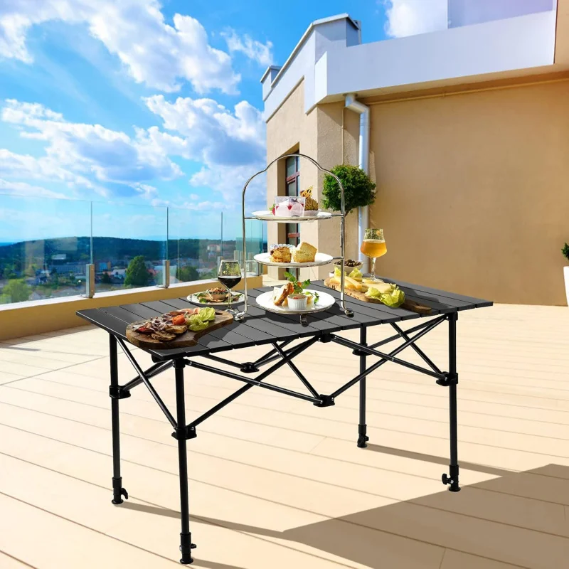 Camping Table with Storage Bas - Outdoor Camping Table With Storage recension och pris