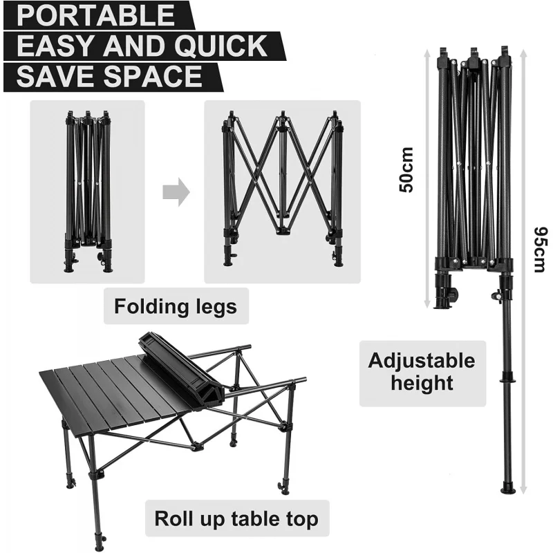 Camping Table with Storage Bas - Outdoor Camping Table With Storage recension och pris