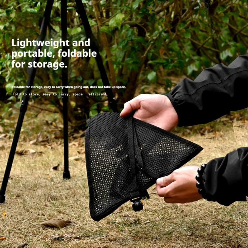 Portable Triangular Under Tabl - Outdoor Camping Table With Storage recension och pris