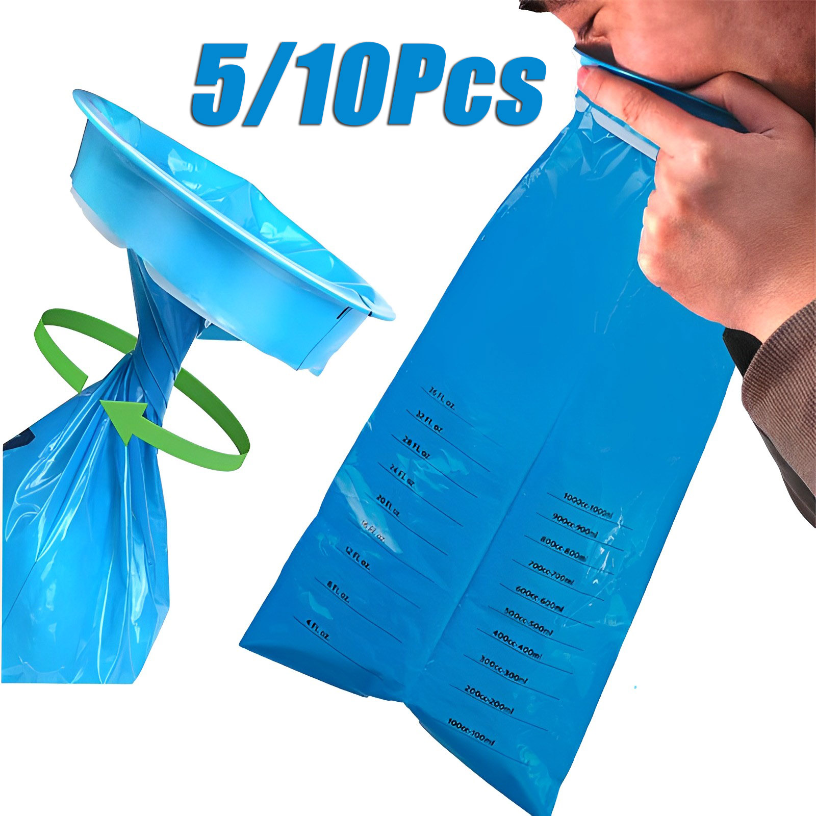 1000ML Disposable Vomit Bag Po - Bivvy Bag Emergency recension och pris
