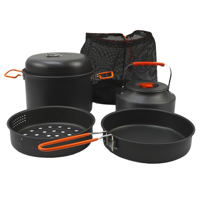 Outdoor Cookware Set Camping C - Outdoor Camping Kettle recension och pris