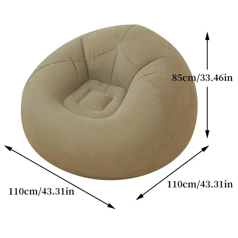 Large Lazy Inflatable Sofa Cha - Outdoor Camping Couch recension och pris