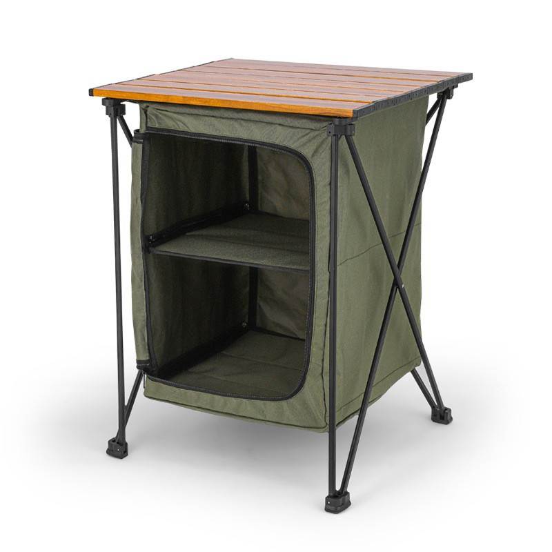 Aluminum Alloy Foldable Storag - Outdoor Camping Table With Storage recension och pris