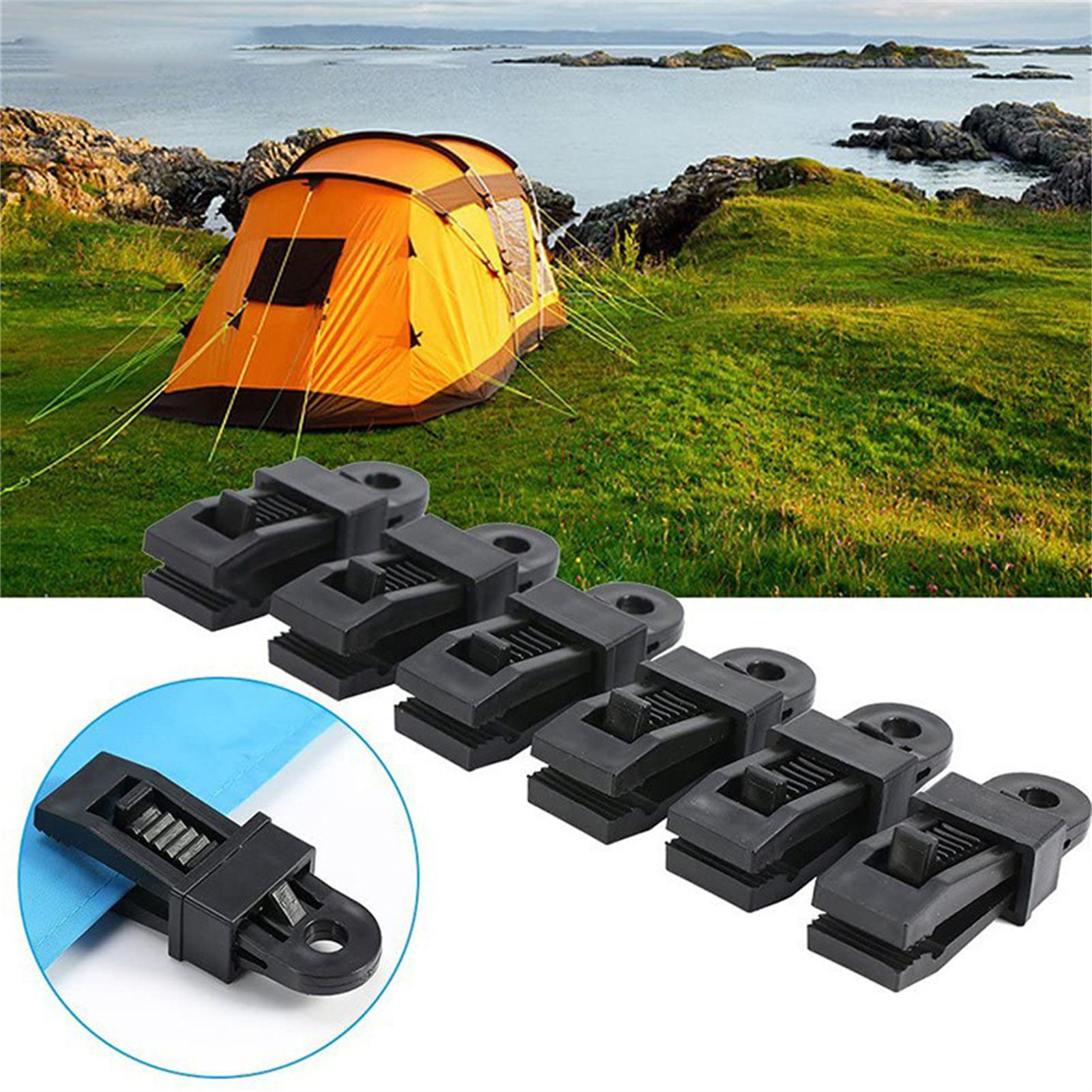 20pcs Sturdy Tent Clips for Ou - Outdoor Camping Tarp recension och pris