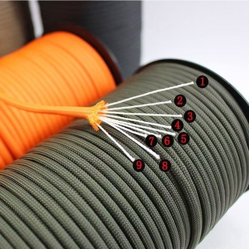 30/50/100M Roll of 9-Strand Ro - Outdoor Camping Tarp recension och pris