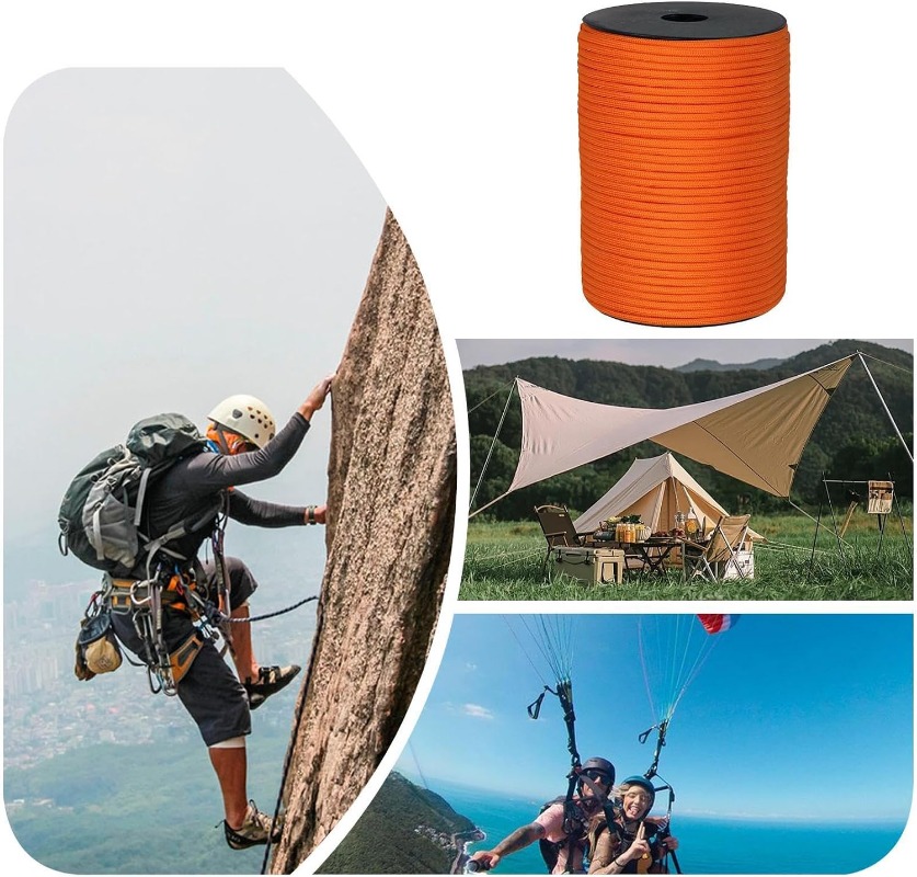 30/50/100M Roll of 9-Strand Ro - Outdoor Camping Tarp recension och pris