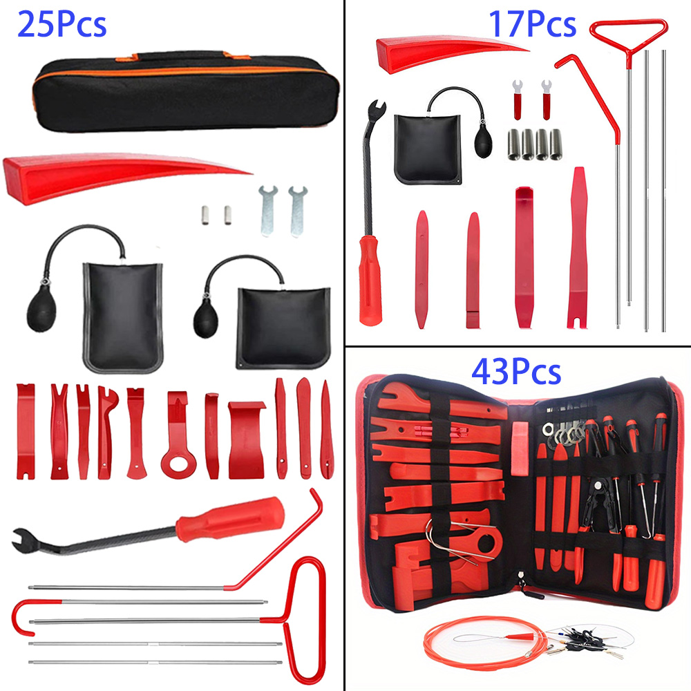 43/25/17Pcs Car Air Wedge Pump - Bivvy Bag Emergency recension och pris