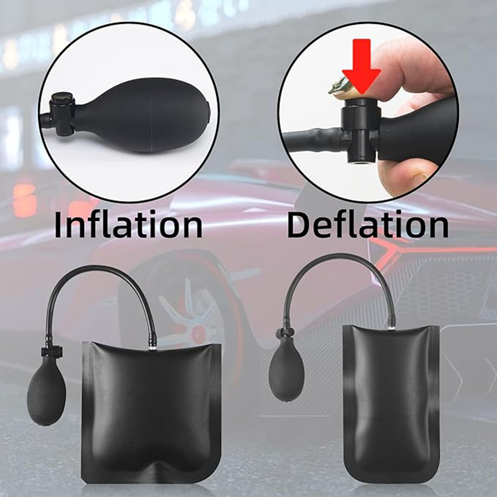 43/25/17Pcs Car Air Wedge Pump - Bivvy Bag Emergency recension och pris
