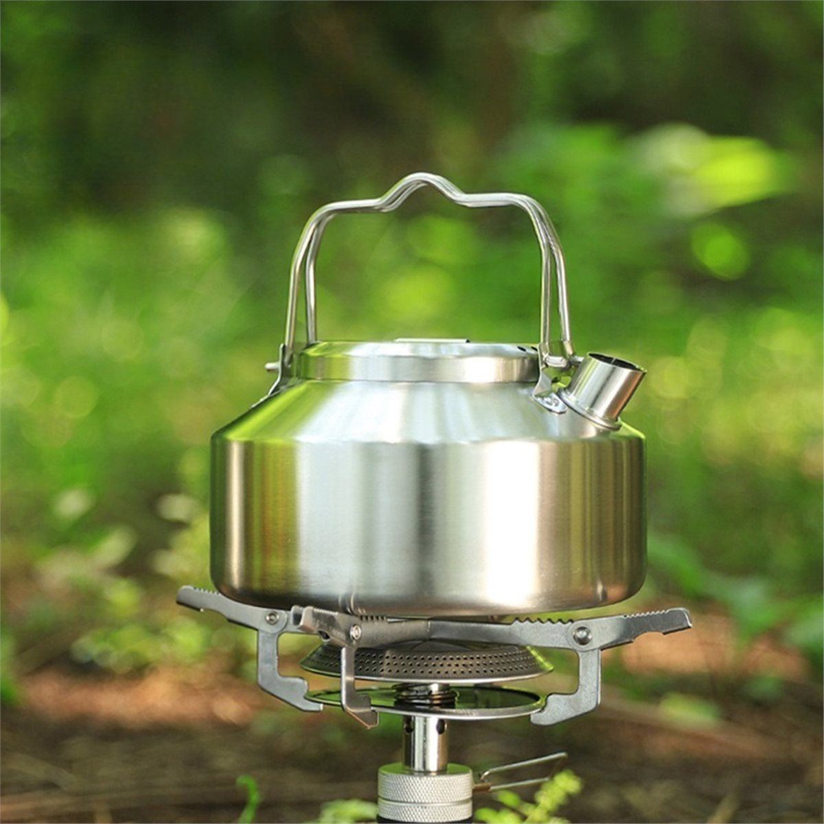 POPULAR-Stainless Steel Double - Outdoor Camping Kettle recension och pris