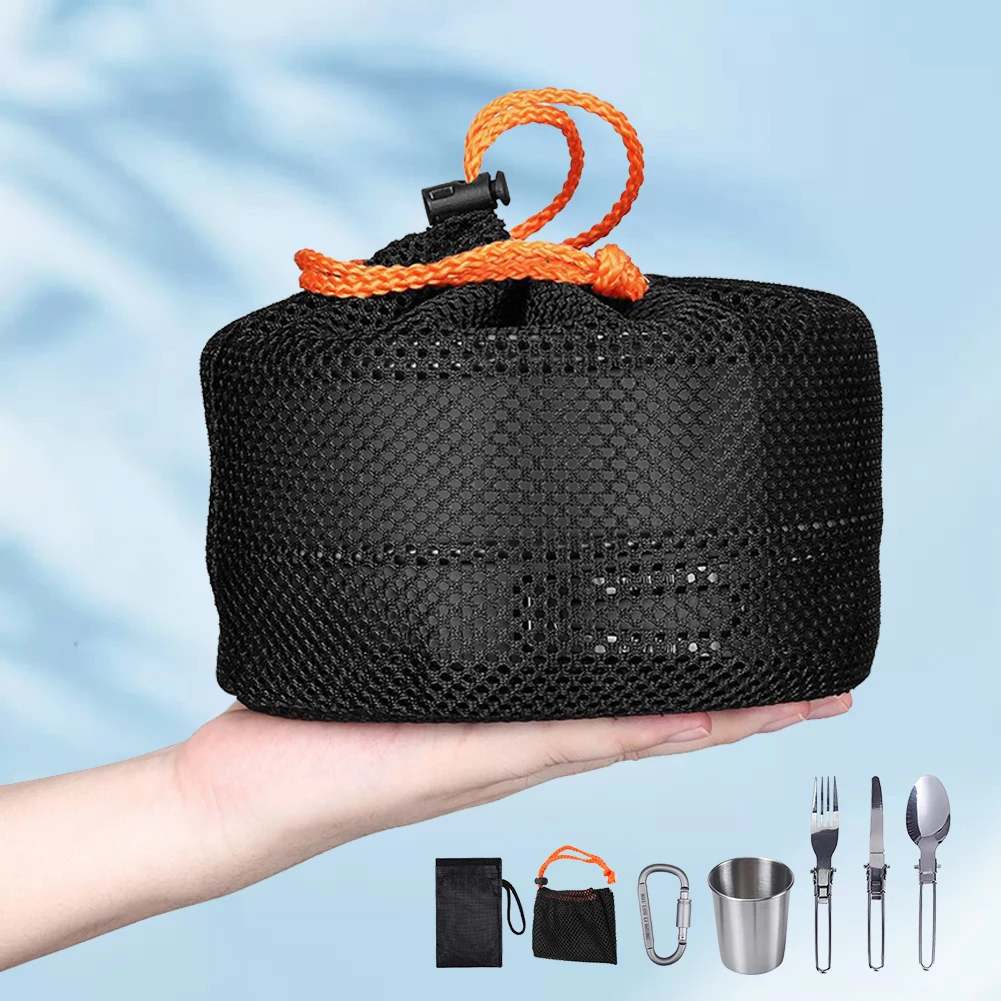 Camping Cookware Kit Kettle Po - Outdoor Camping Kettle recension och pris