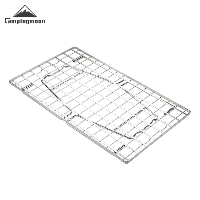 CAMPINGMOON Stainless Steel Li - Outdoor Camping Table With Storage recension och pris