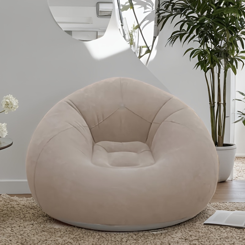 Flocked PVC Inflatable Sofa Ch - Outdoor Camping Couch recension och pris